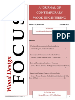 A Journal of Contemporaru Wood Engineering