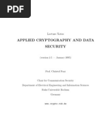 Cryptography and Data Security