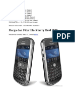 Harga Dan Fitur Blackberry Bold 9000: Admin