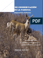 Plan de Conservación de La Taruca