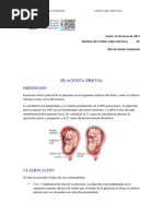 DPP y Placenta Previa PDF