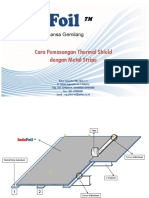 Pasang PlatStrip - Jarak 60cm)