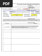 Reporte Preliminar de Falla de Generador de RC-1