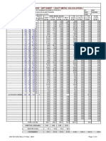 Duck Work Calculation (Inch)