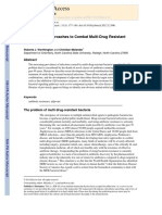 NIH Public Access: Combination Approaches To Combat Multi-Drug Resistant Bacteria