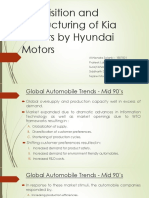 Acquisition and Merger of Kia Motors by Hundai Motors Rev 1.0