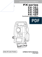 Manual Estacion Total Sokkia Serie FX-100 PDF