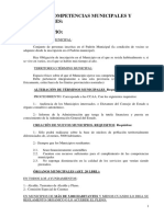 Esquema Sobre Competencias Municipales y Provinciales