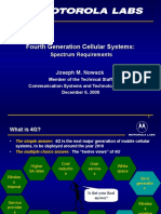 Fourth Generation Cellular Systems