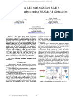 Coexixtence LTE With GSM and UMTS Performance Analysis Using SEAMCAT Simulation