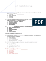 Work Specialization Is Also Known As - A. Departmentalization. B. Centralization. C. Span of Control. D. Formalization. E. Division of Labor. (Easy)