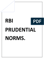 Prudential Norms