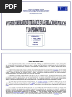 Opinion Publica y Eventos Corporativos Utilizados en Las Relaciones Publicas