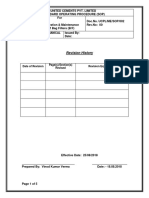 Sop For Bag Filter