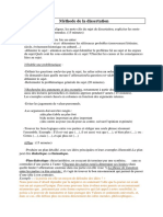 Methode de La Dissertation