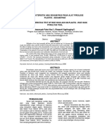 Uji Karakteristik Abu Sekam Padi Pada Alat Pirolisis Plastik-Sekam Padi