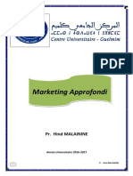 Cours Marketing Approfondi 2016 Chapitre 1 2 S5 Gestion DR Hind Maleainie PDF