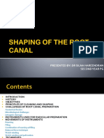 Cleaning and Shaping of The Root Canal