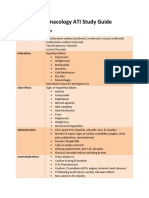 Pharmacology ATI Study Guide