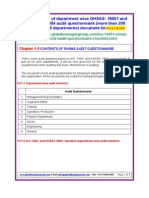 EHSMS Audit Questionnaire Checklist