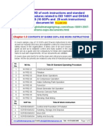 EHSMS Work Instruction and SOPs