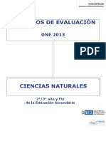 Criterios de Ciencias Naturales 2 - 3 - y FIN Secundaria PDF