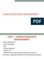 Human Resource Management