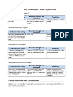 Justin Age 13 Client Assessment Matrix