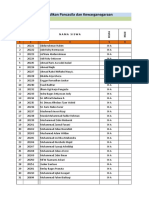 Nilai Uts Mapel s1 P 2018-2019