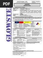 Glowsten, Biogranulado Msds