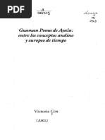 Guamán Poma de Ayala: Entre Los Conceptos Andino y Europeo de Tiempo