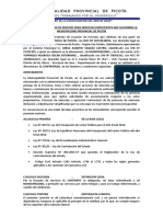 Contrato de Locación de Servicios para Servicios Específicos