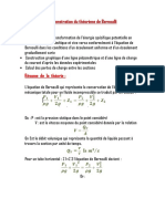 Démonstration Du Théorème de Bernoulli