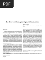 Evo-Devo: Evolutionary Developmental Mechanisms: Int. J. Dev. Biol. 47: 491-495 (2003)