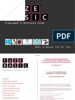 FUZEBASIC Programmers Reference Guide