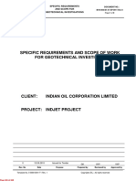 EIL Specifications For Geotechnical Investigations