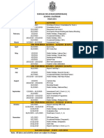 Sekolah Sri Acmar (Menengah) School Calendar YEAR 2015: January