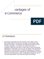 Advantages of E-Commerce