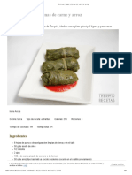 Dolmas - Hojas Rellenas de Carne y Arroz PDF