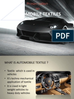 Automobile Textiles: Presentation On