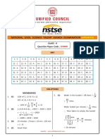 NSTSE Class 06 Solutions Paper 444 Buffer 2018 Updated