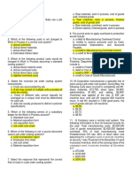 Job Costing Multiple Choice Questions