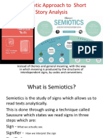 A Semiotic Analysis of A Literary Text