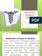 Radioisotopes in Medicine