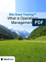 Bite-Sized Training™: What Is Operations Management?