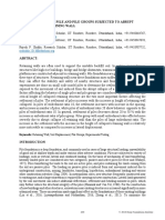 Behavior of Single Pile and Pile Groups Subjected To Abrupt Collapse of A Retaining Wall