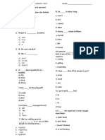 Business English - Placement Test 1