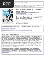 Sport in Society: Cultures, Commerce, Media, Politics