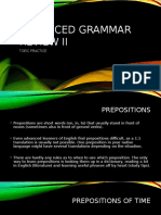 Advanced Grammar Review Ii