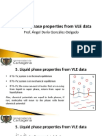 Properties of Liquid Phase From VLE